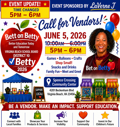 June 5th Vendor Event